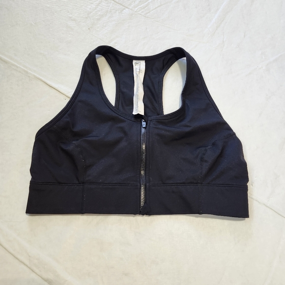 Fabletics Size Medium On-the-go Zip Impact Sports Bra - Picture 4 of 8